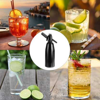 Sodasprudler 1L für hausgemachte Säfte, Cocktails, Getränke