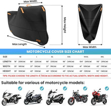 Motorradabdeckung 600D Wasserdicht Oxford Reflektierend