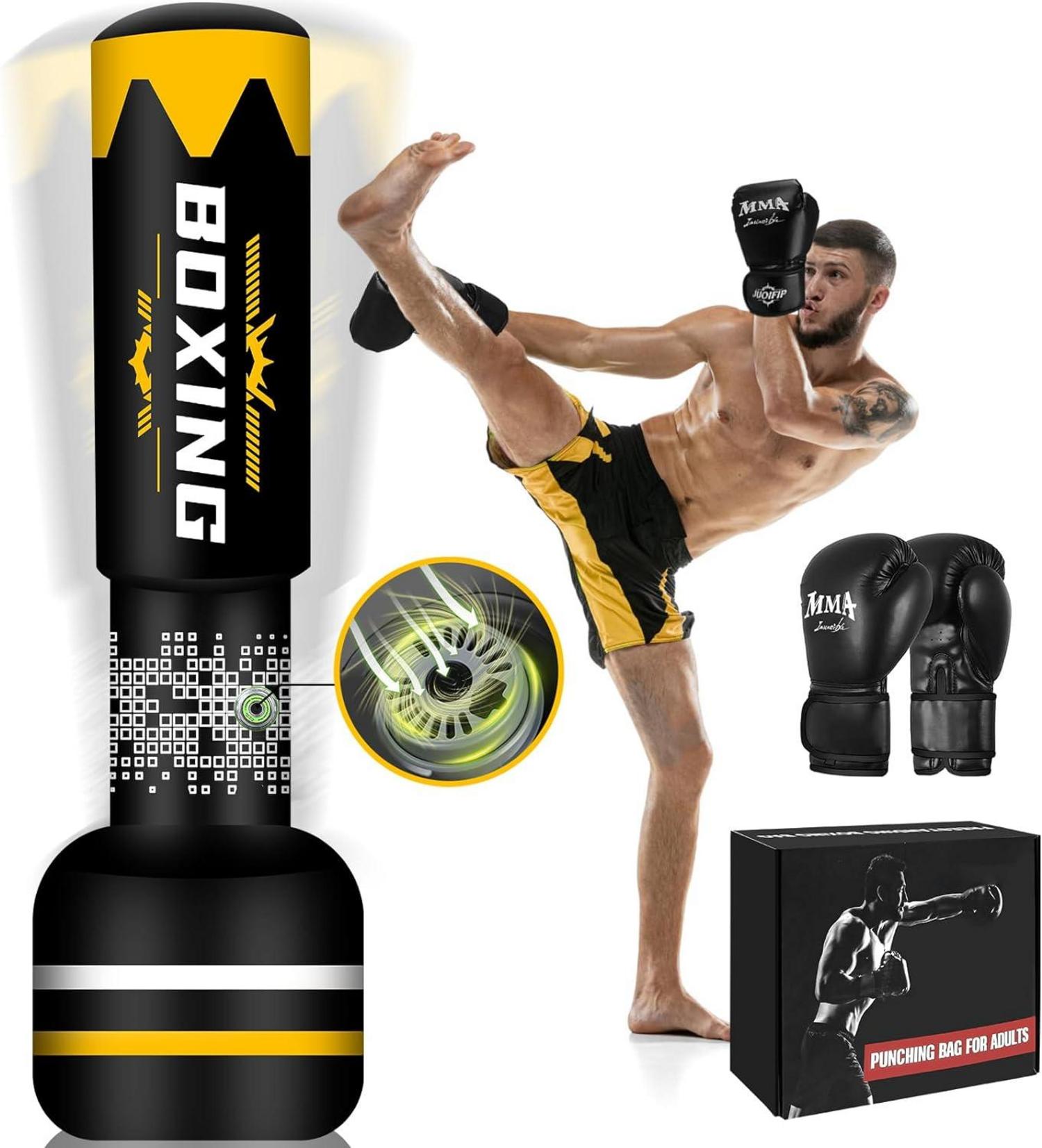 Boxsack Set Erwachsene 180cm-Upgraded für MMA Muay Thai