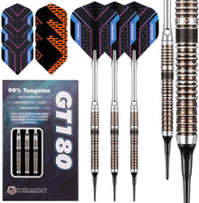 Professionelle Dartpfeile mit Metallspitze 90% Tungsten 16-28g