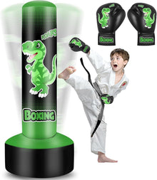 Boxsack Kinder 165cm Aufblasbarer für MMA Karate Taekwondo