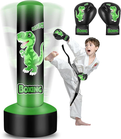 Boxsack Kinder 165cm Aufblasbarer für MMA Karate Taekwondo
