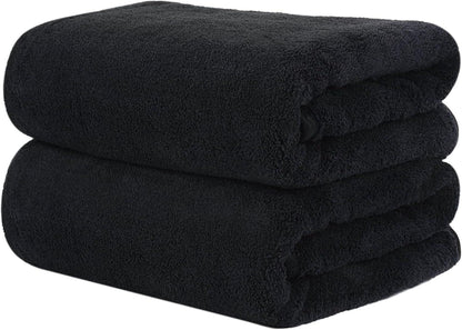 2er Pack Mikrofaser Handtuch Haare 50x100cm Saugstark