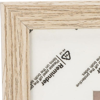Bilderrahmen DIN A4 MDF Acrylglas Dekor Holz Transparent