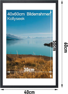 Kollyseek 3er Set Bilderrahmen 40x60 cm MDF Acrylglas