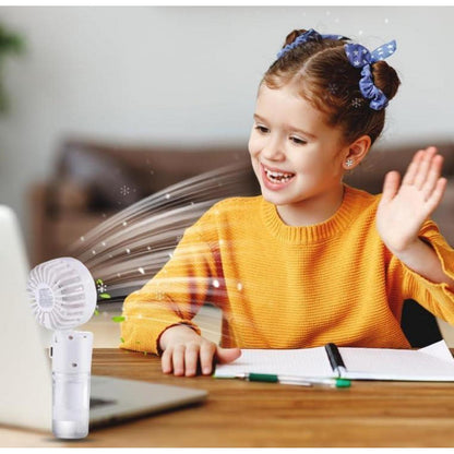 Tragbarer Handventilator mit Wassernebel 4000mAh Mini