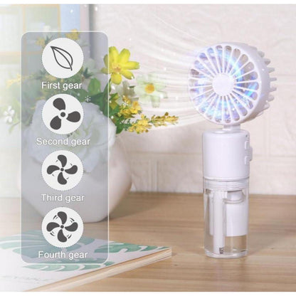 Tragbarer Handventilator mit Wassernebel 4000mAh Mini