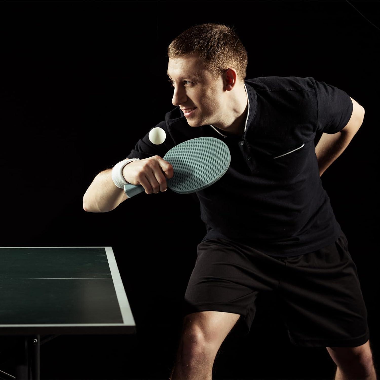 Tischtennisschläger Set mit 3 Bällen und Aufbewahrungstasche