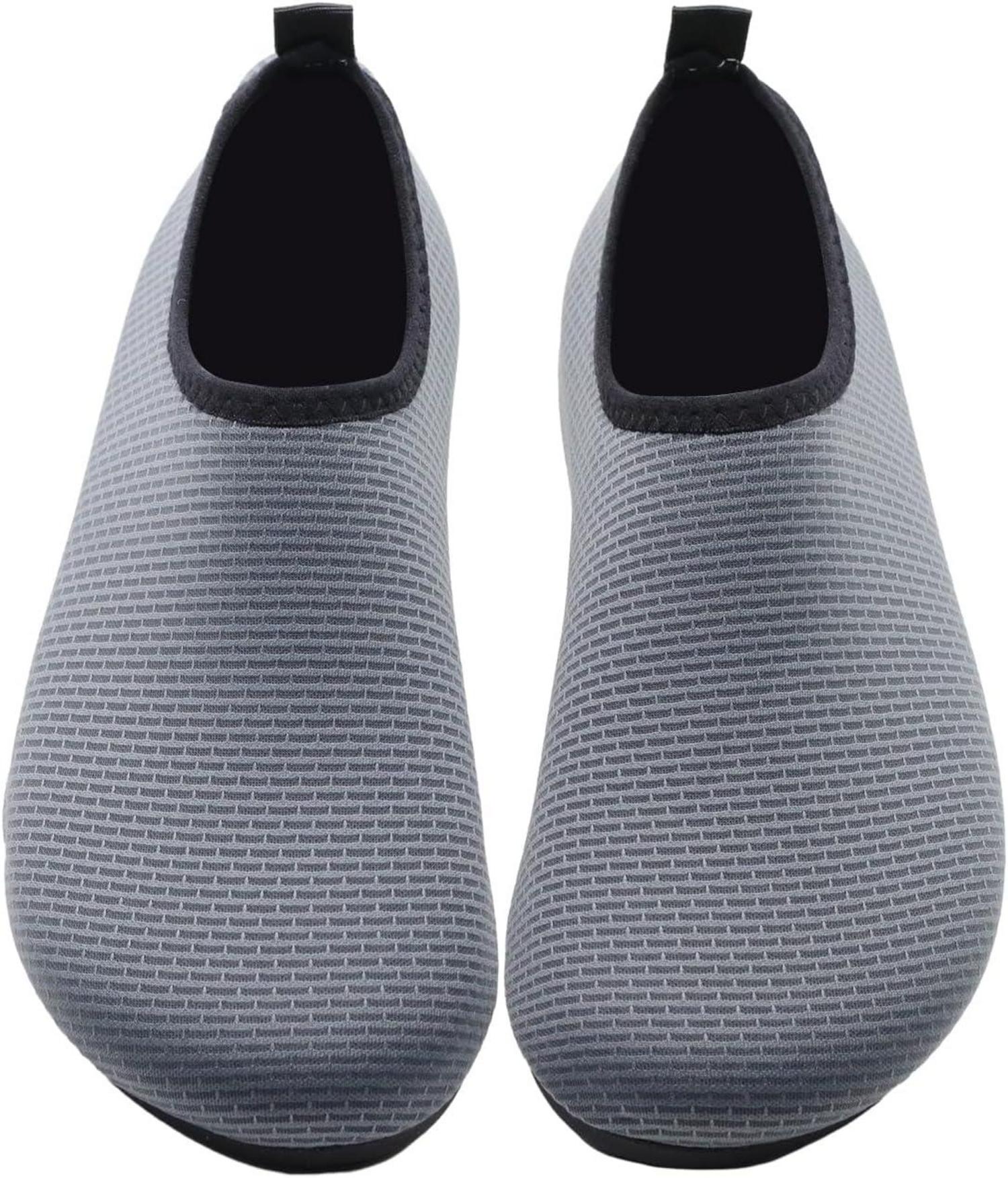 Wasserschuhe Damen Herren Aquaschuhe Barfußschuhe 36-46 Grau