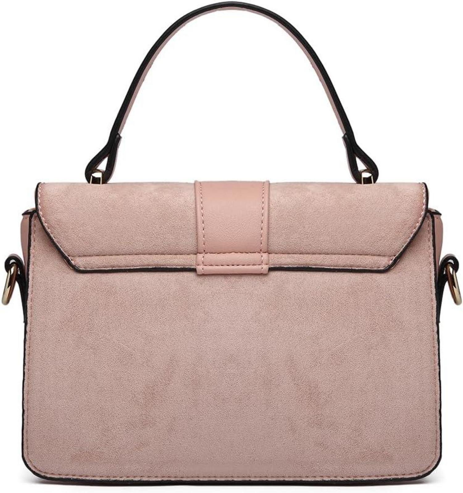 Damen Umhängetasche Kunstleder Wildleder Crossbody Bag Vintage Elegant