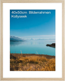 Bilderrahmen MDF Acrylglas-Holz 40x50cm Aufhängen Aufstellen