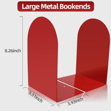 Robuste Metall-Buchstützen 4 Stück Rrot, Rutschfeste