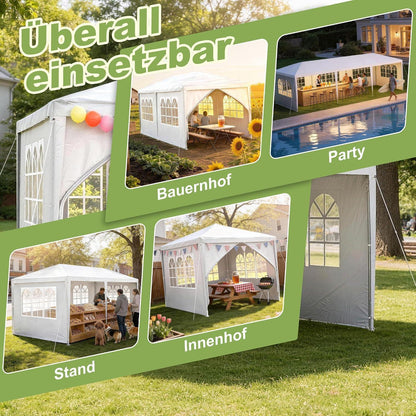 Party Zelt 3x6m – Wasserdicht & Robust für Garten & Camping