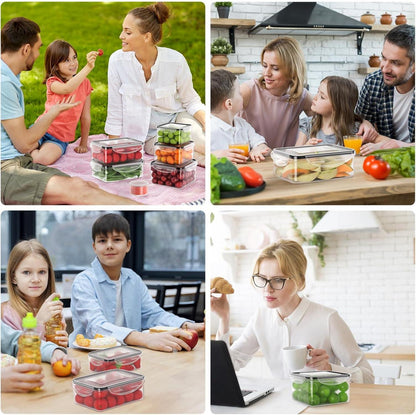 Frischhaltedosen Set 40-teilig Vorratsdosen Auslaufsicher & BPA-frei