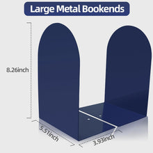 Metallbuchstützen 2 Stück blau - Langlebige Rutschfeste