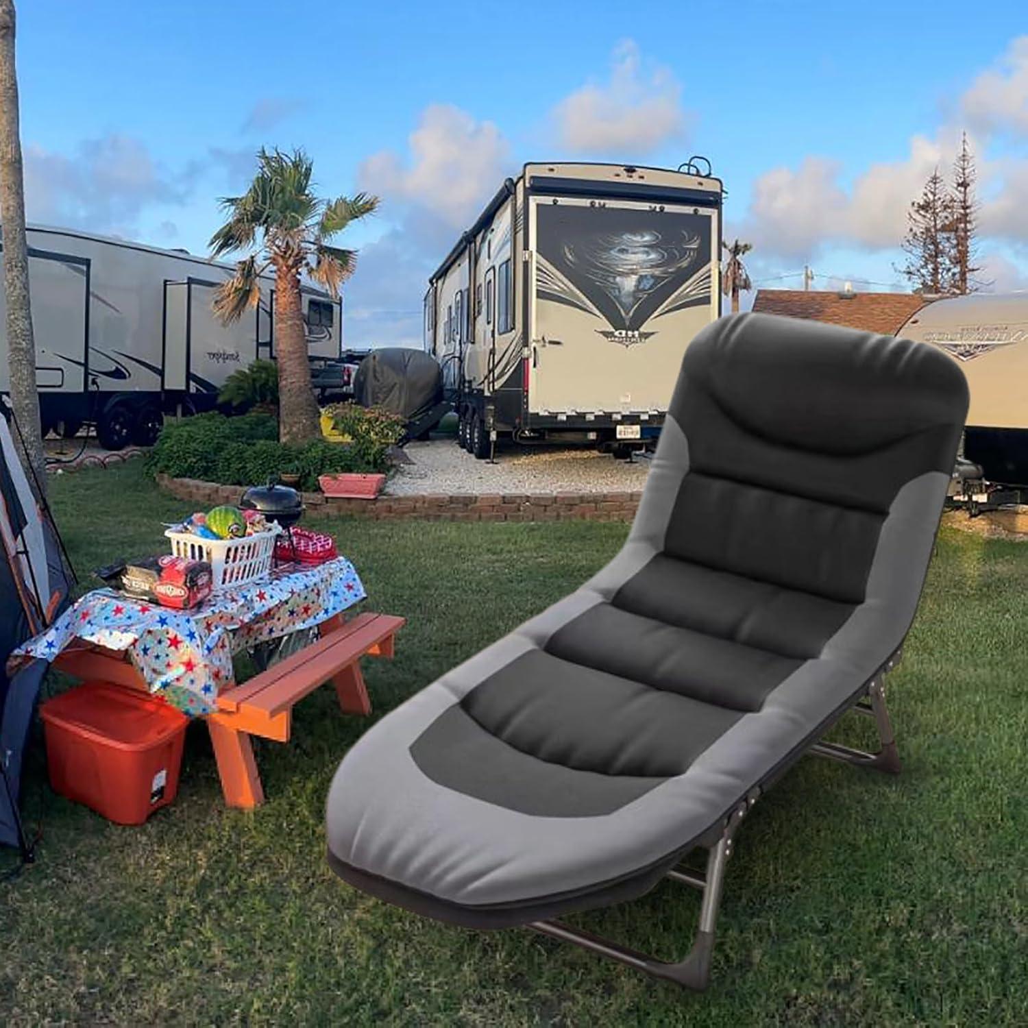 Sonnenliege Klappbar 6-Fach Verstellbar mit