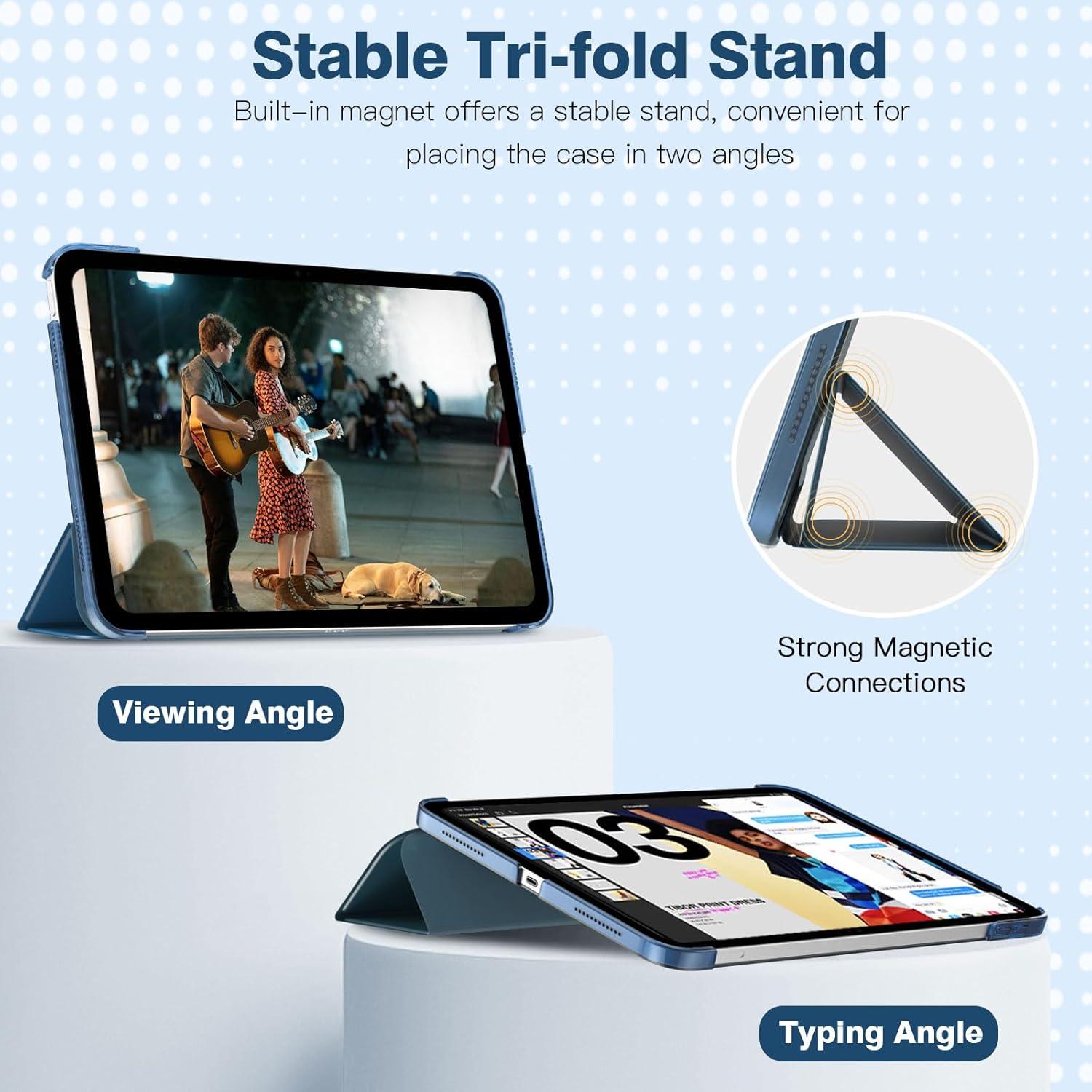 iPad 10 Generation 2022 Hülle Stoßfest Kinder Case Displayschutz Ständer 10,9
