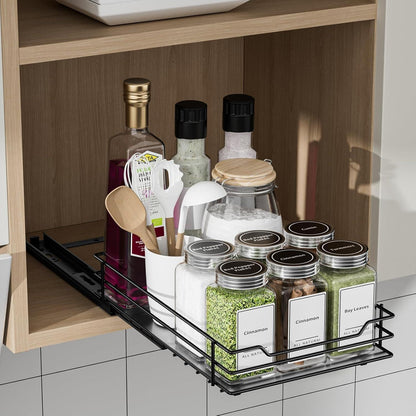 Ausziehbares Gewürzregal für Schrank, Organizer