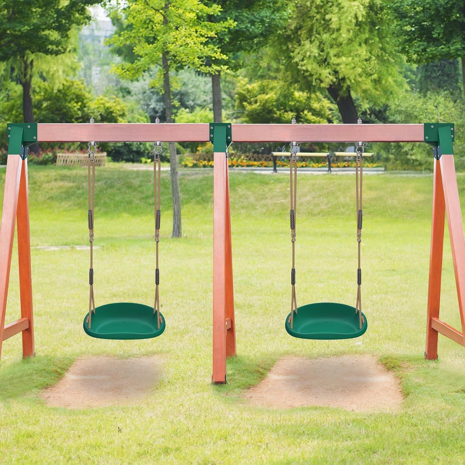 BeneLabel Heavy Duty Swing Seat with Adjustable Rope, Cushion Design, Non-Slip