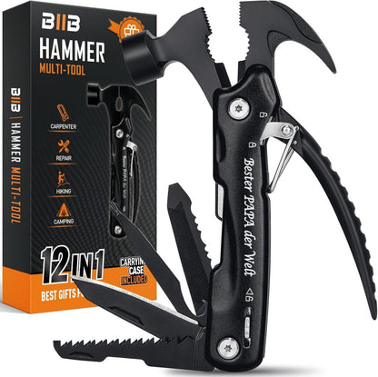 Multitool Hammer 12-in-1 für Männer Vatertagsgeschenk