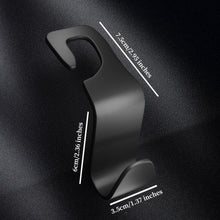 Auto Kopfstützenhalterung Haken 4 Stück Schwarz