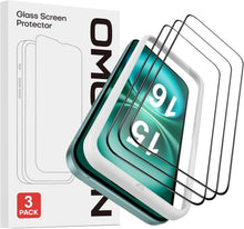 Panzer Schutzglas für iPhone 16 9H Härte 3 Stück 6,1 Zoll