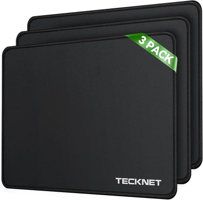TECKNET Gaming Mousepad Set, 3er Pack, wasserdicht, rutschfest