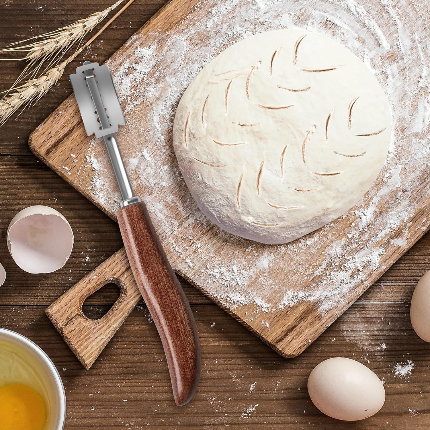 Bäckermesser Set mit 10 Klingen für gerade & geschwungene Schnitte