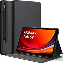 Tablet Hülle mit Stift Halter, Schwarz, Multi-Winkel