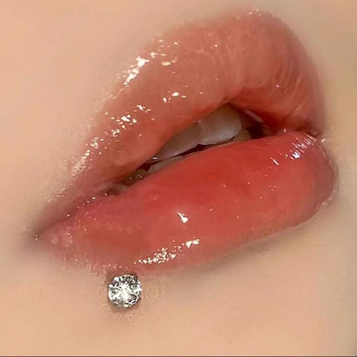 Piercing Set Chirurgenstahl Klar Acryl 16G Labret Tragus Helix Ohrstecker