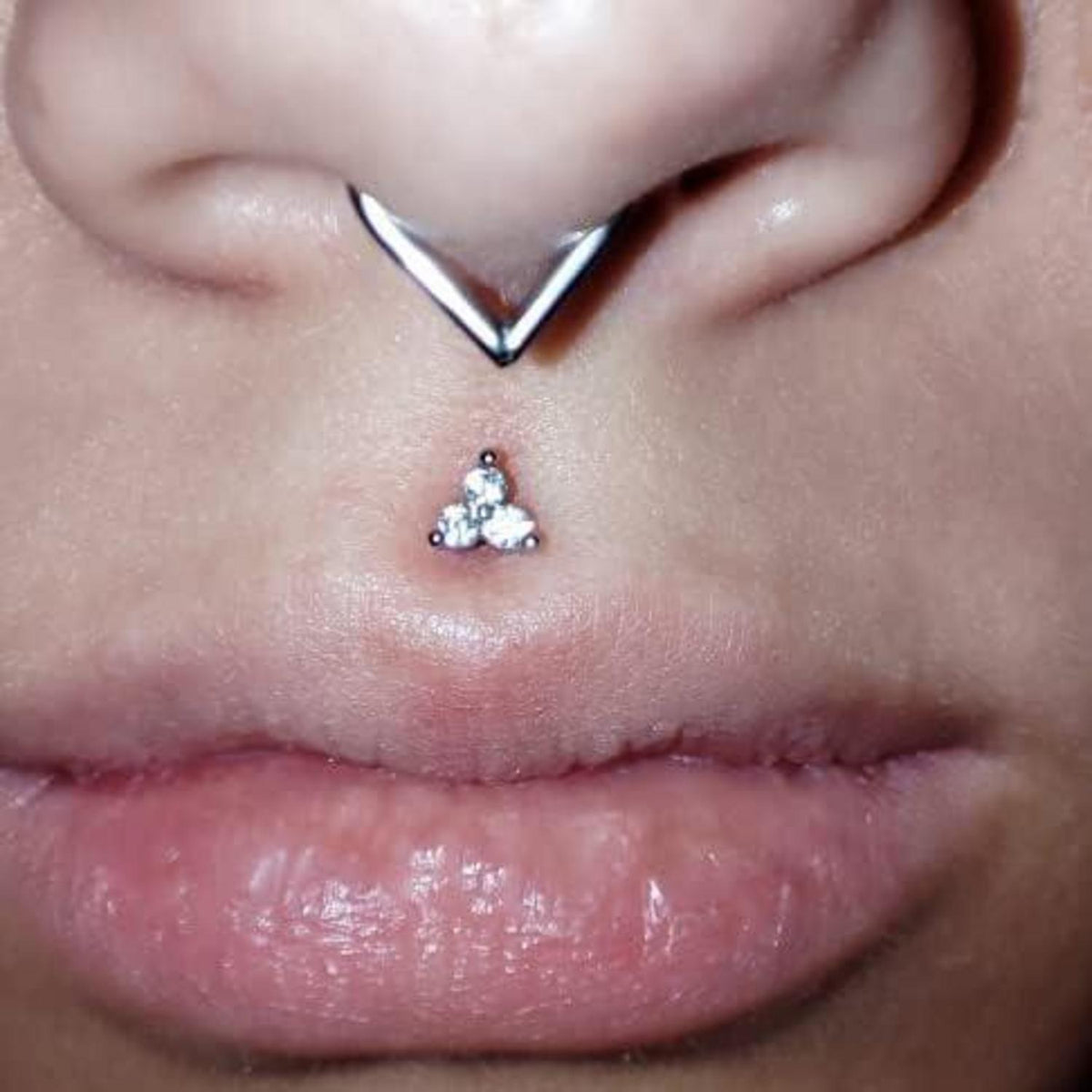 Piercing Set Chirurgenstahl Klar Acryl 16G Labret Tragus Helix Ohrstecker
