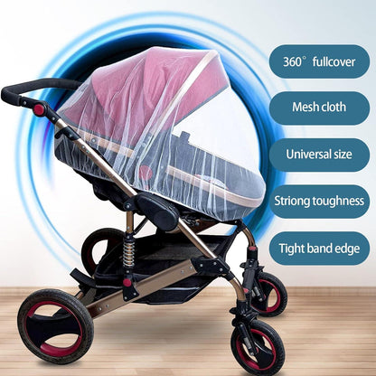 Moskitonetz Kinderwagen Insektenschutz Mückennetz Reisebett Outdoor