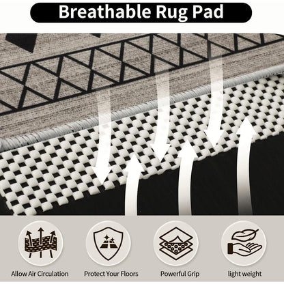 Antirutschmatte Teppich 50x200cm – PVC Unterlage für Böden