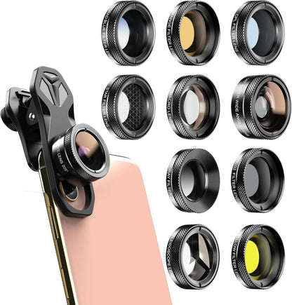 APEXEL 11-in-1 Smartphone Kamera Objektiv Set Wide