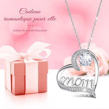 Ewige Rose Geschenk für Mama mit Mom Halskette 925 Silber