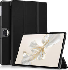 Hülle für Honor Pad 9 12.1 Zoll 2024 Schwarz PU Leder Case