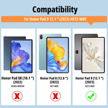 Honor Pad 9 Hülle 12.1 Zoll Schwarz PU Leder Case Ständer