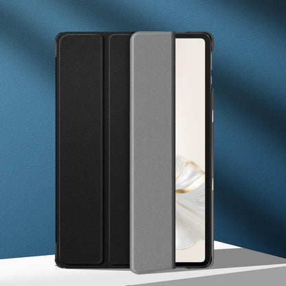 PU Leder Hülle mit Ständer für Honor Pad 9 12.1 Zoll Tablet - Schwarz