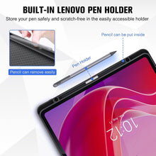 Schwarze Hülle für Lenovo Tab M11 11 Zoll mit Stifthalter und Ständer