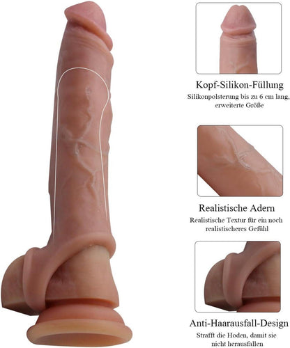 Penishülle Silikon 21 cm Sleeve Penisverlängerung Sexspielzeug Herren