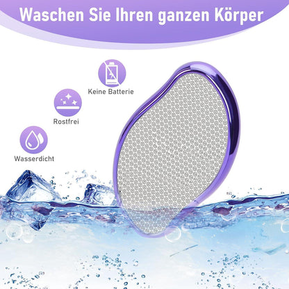 Nano Glas Hornhautentferner Nass Trocken Fußfeile Hornhauthobel Violett