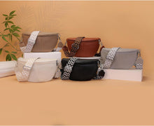 Echtes Leder Crossbody Damen Umhängetasche Beige