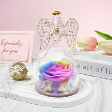 Ewige Rose Engel Figur Geschenk Muttertag Handgefertigte