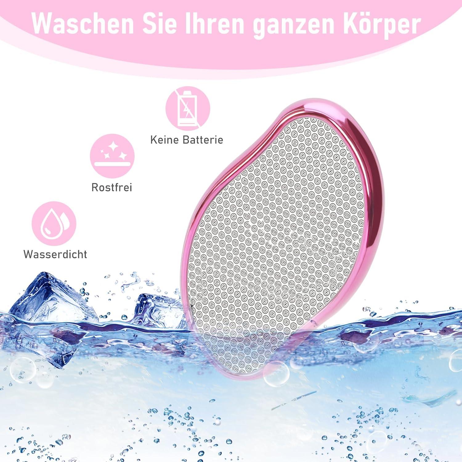 Nano Glas Hornhautentferner Nass Trocken Fußfeile Häusliche Fußpflege Rose