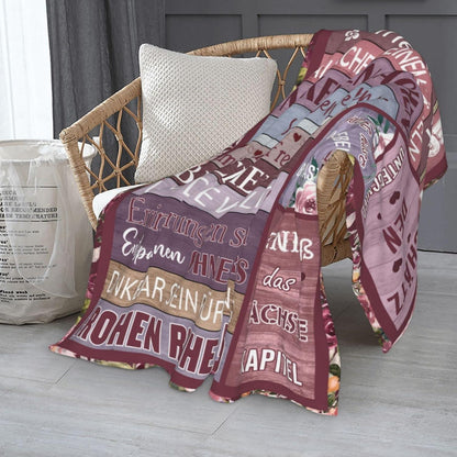 Yesbird Ruhestand Geschenk Frauen Rentner Geschenk Frau Decke 150x130CM