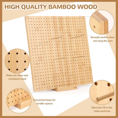 33cm Großes Handcrafted Wooden Blocking Board für Granny