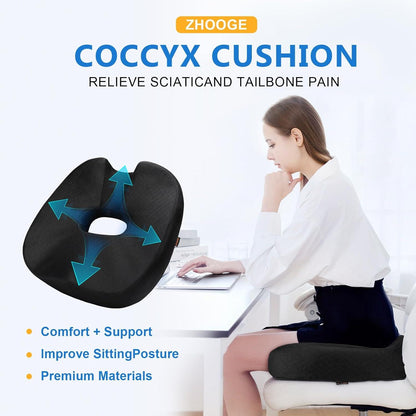 Orthopädisches Memory Foam Donut Sitzkissen für