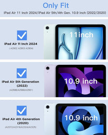 TiMOVO iPad Air 11 Zoll Hülle 2024/2022/2020 - TPU