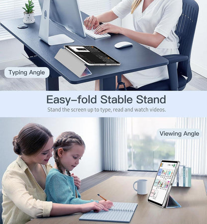 TiMOVO iPad Air 11 Zoll 2024/2022/2020 Hülle TPU Auto Schlaf/Aufwach