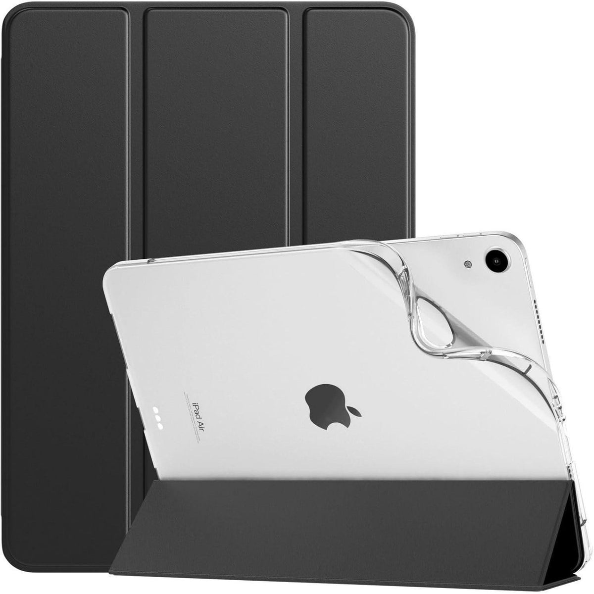 Schlanke Schutzhülle für iPad Air 11 Zoll mit Ständer, Schwarz